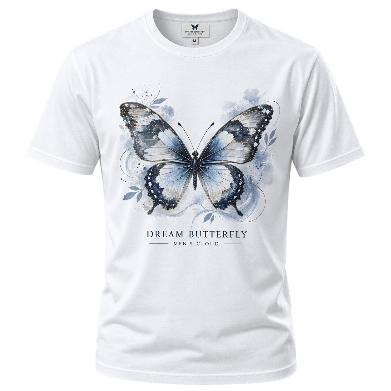 Pánské bílé tričko Dream Butterfly