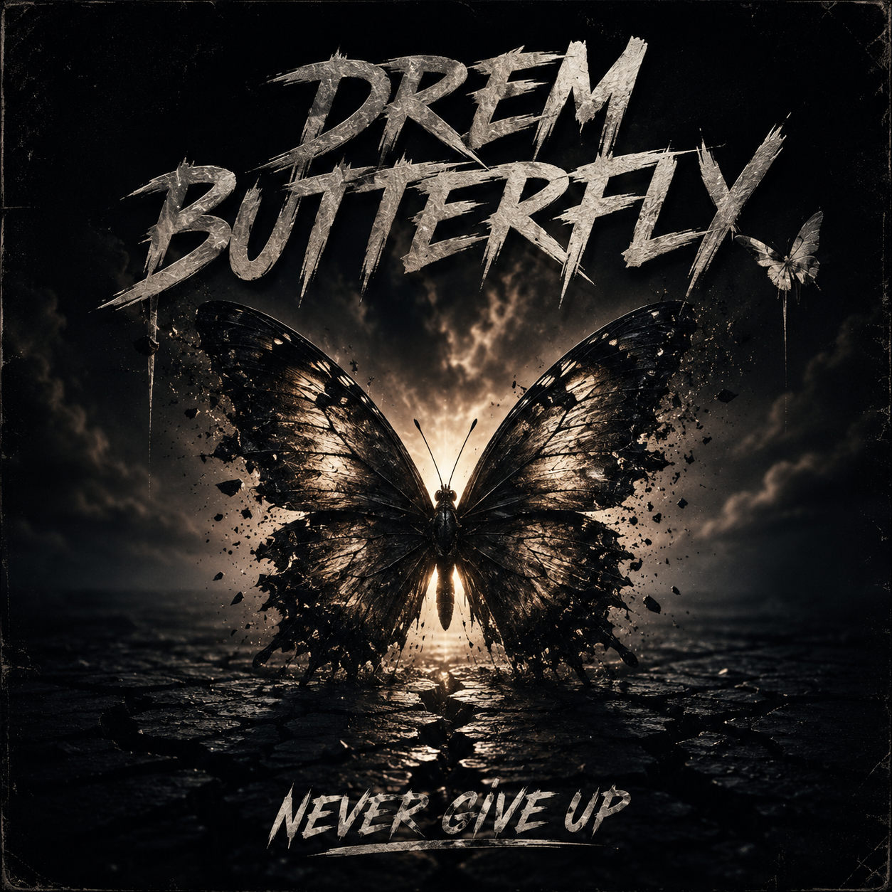 Obal alba Never give up